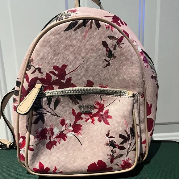 Floral Guess Mini Backpack - Picture 1 of 2